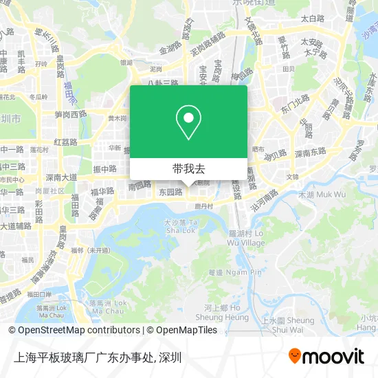 上海平板玻璃厂广东办事处地图