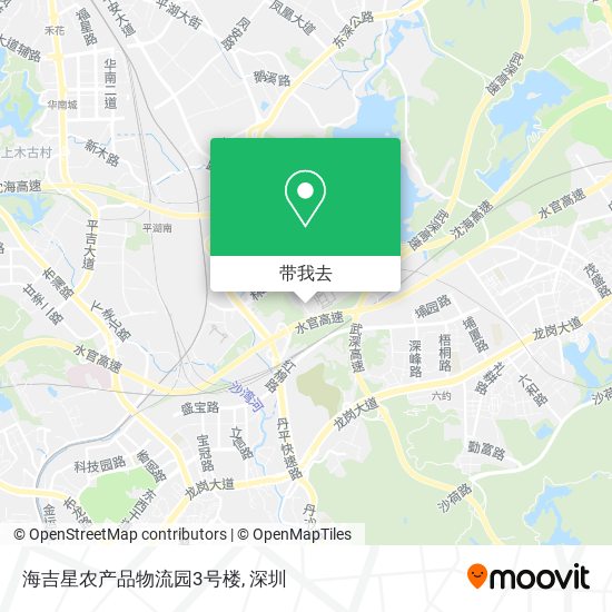 海吉星农产品物流园3号楼地图