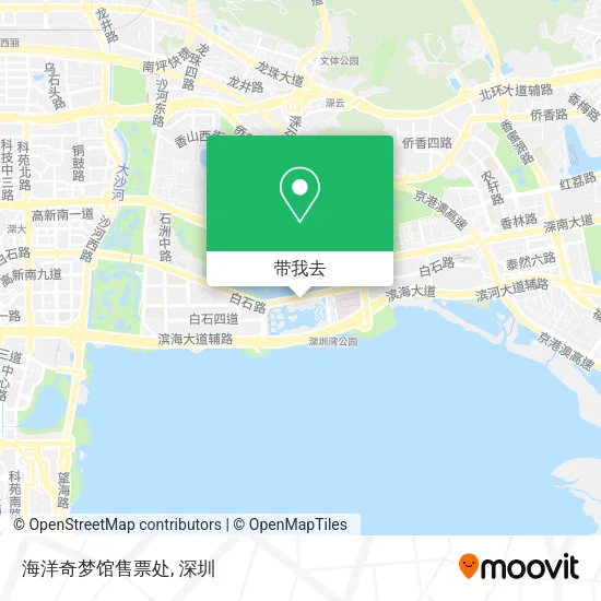 海洋奇梦馆售票处地图