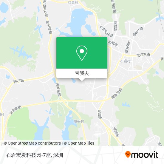 石岩宏发科技园-7座地图