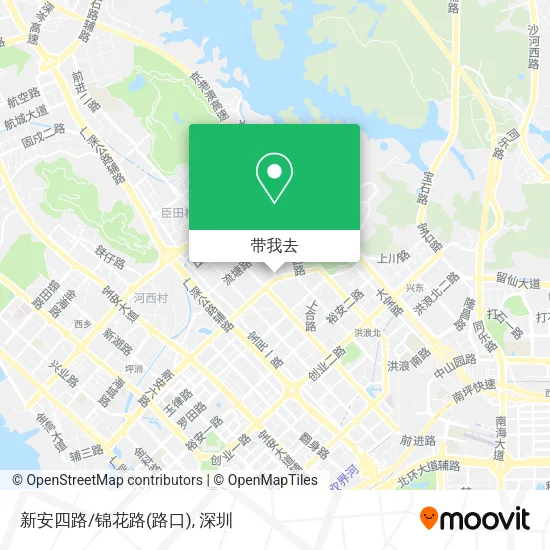 新安四路/锦花路(路口)地图