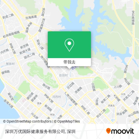 深圳万优国际健康服务有限公司地图