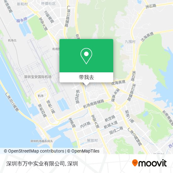 深圳市万中实业有限公司地图