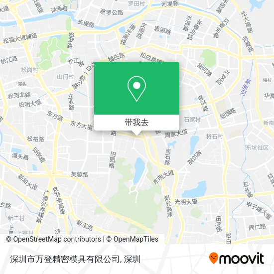深圳市万登精密模具有限公司地图