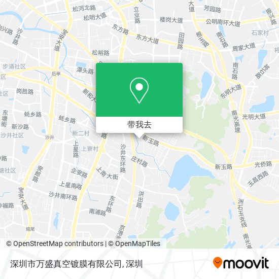 深圳市万盛真空镀膜有限公司地图