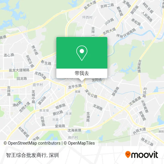 智王综合批发商行地图