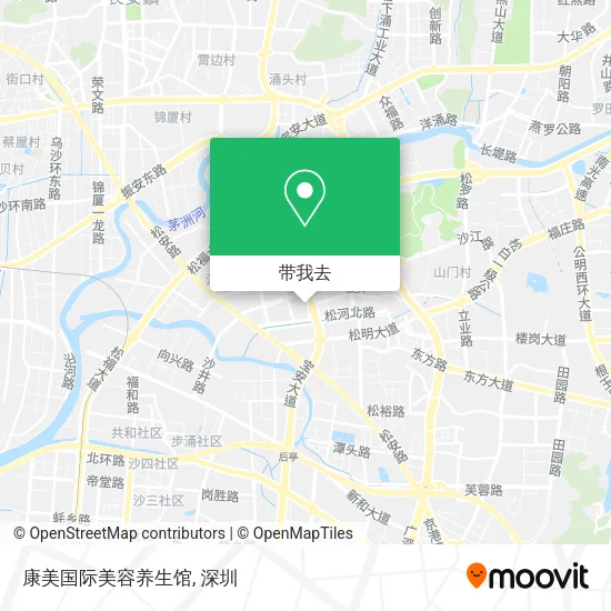 康美国际美容养生馆地图