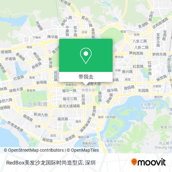 RedBox美发沙龙国际时尚造型店地图