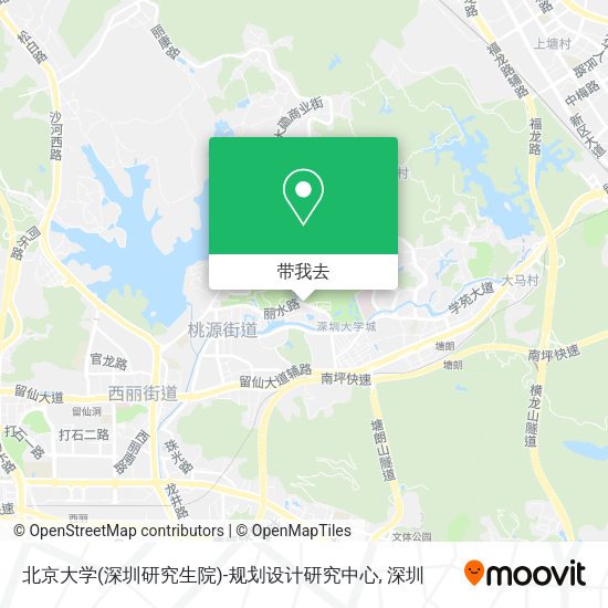 北京大学(深圳研究生院)-规划设计研究中心地图
