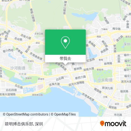 燚明搏击俱乐部地图