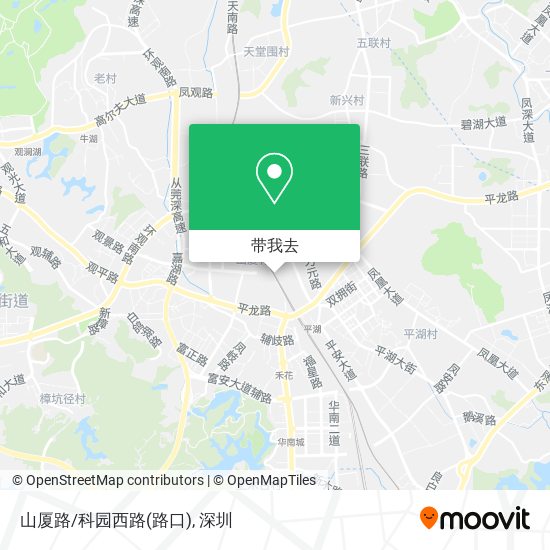 山厦路/科园西路(路口)地图