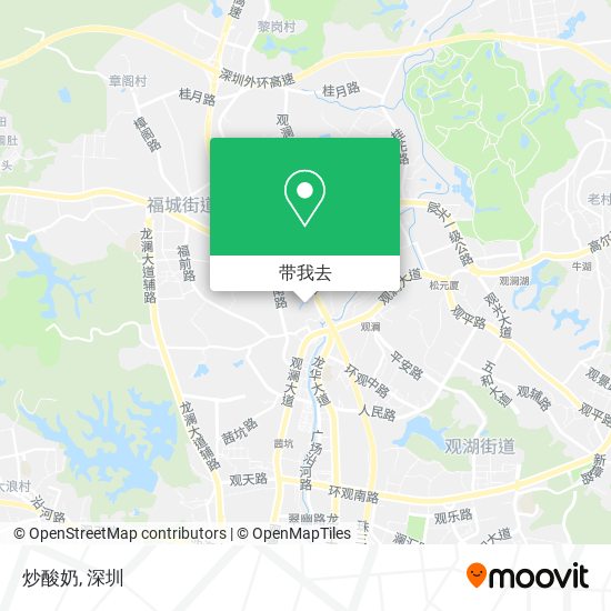 炒酸奶地图