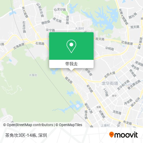 茶角坎3区-14栋地图