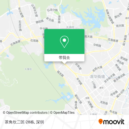 茶角坎二区-28栋地图
