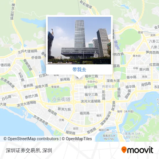 深圳证券交易所地图