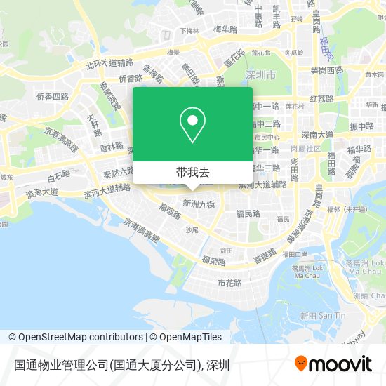国通物业管理公司(国通大厦分公司)地图