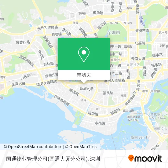 国通物业管理公司(国通大厦分公司)地图