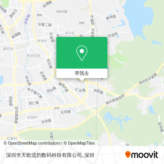 深圳市天歌流韵数码科技有限公司地图