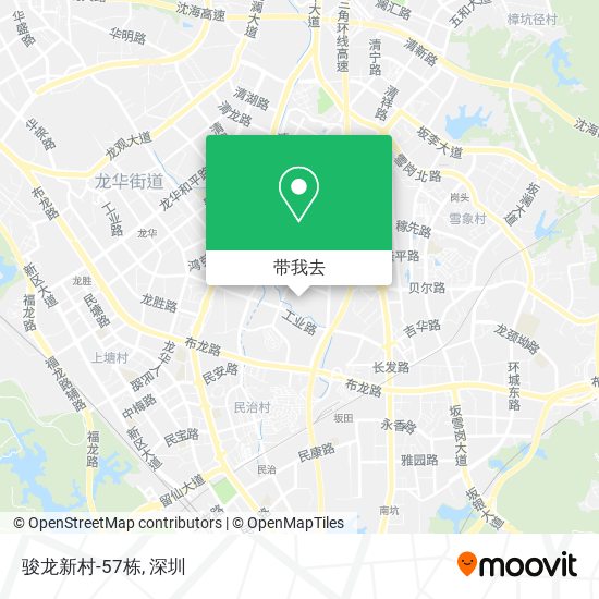 骏龙新村-57栋地图
