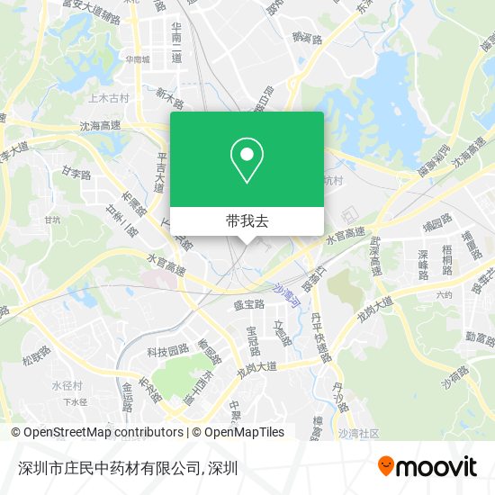 深圳市庄民中药材有限公司地图