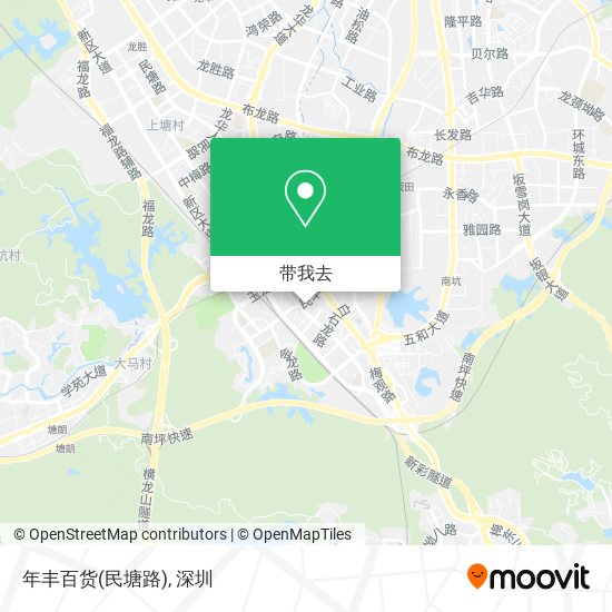 年丰百货(民塘路)地图