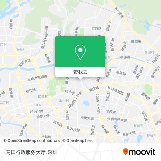 马田行政服务大厅地图