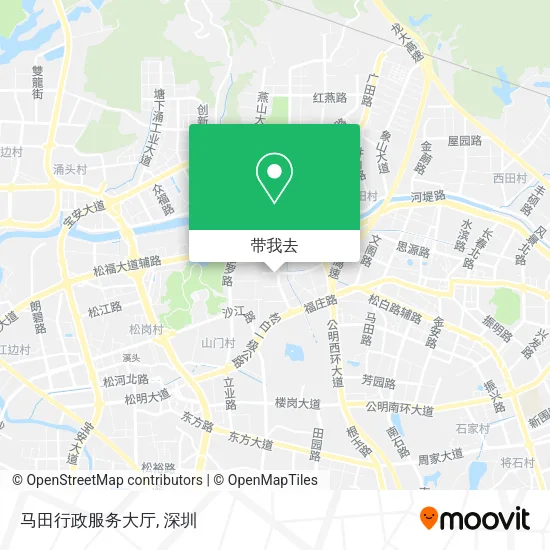 马田行政服务大厅地图