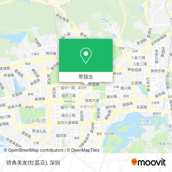 骄典美发(红荔店)地图
