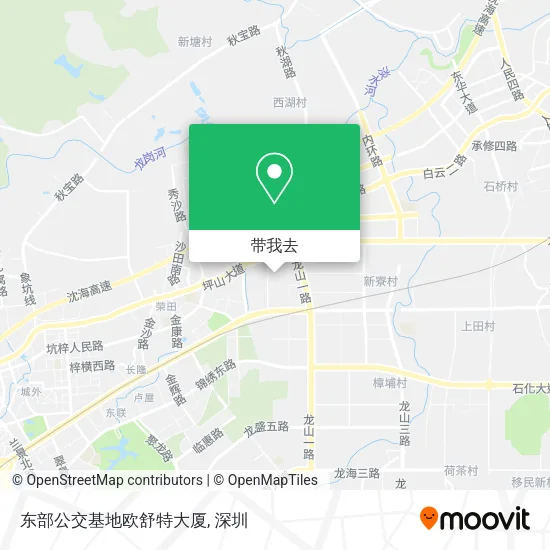 东部公交基地欧舒特大厦地图