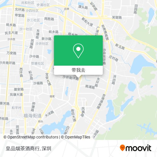 皇品烟茶酒商行地图
