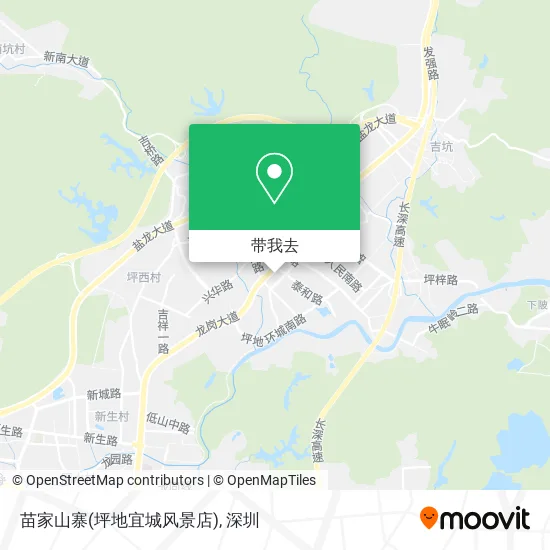 苗家山寨(坪地宜城风景店)地图