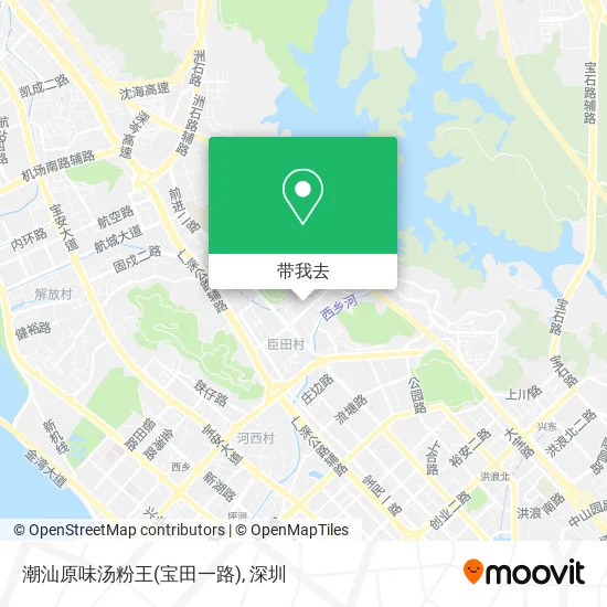 潮汕原味汤粉王(宝田一路)地图
