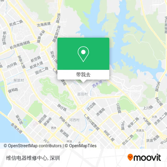 维信电器维修中心地图