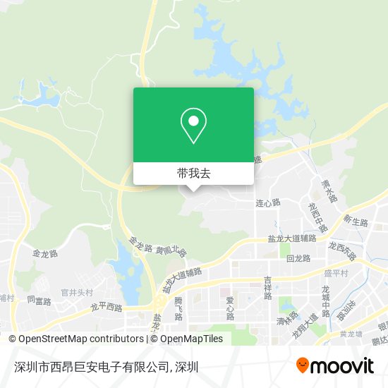 深圳市西昂巨安电子有限公司地图