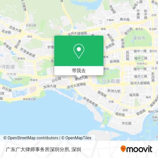 广东广大律师事务所深圳分所地图