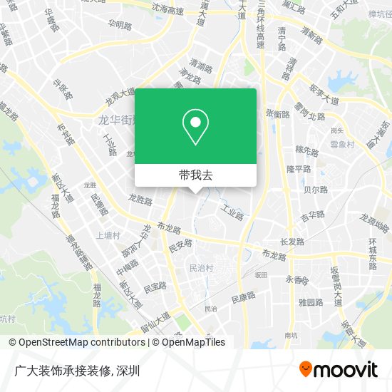 广大装饰承接装修地图