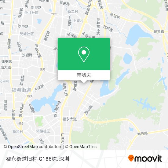 福永街道旧村-G186栋地图