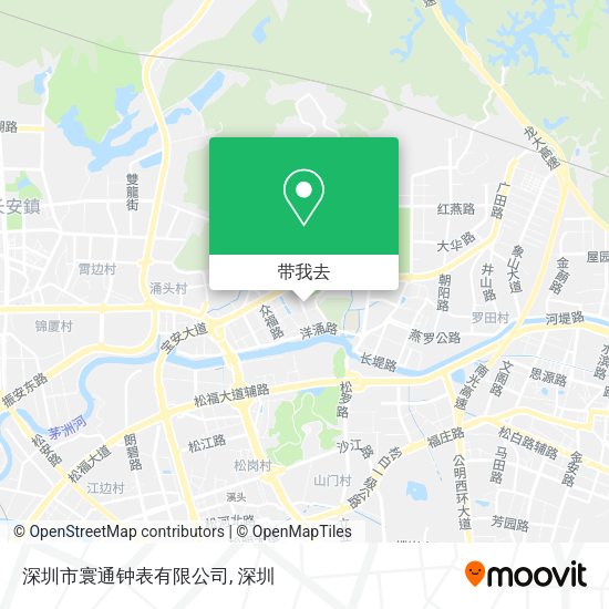 深圳市寰通钟表有限公司地图