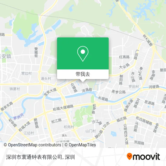深圳市寰通钟表有限公司地图