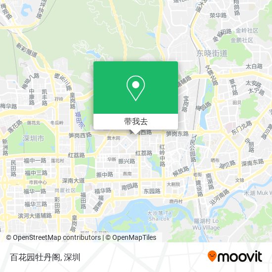 百花园牡丹阁地图