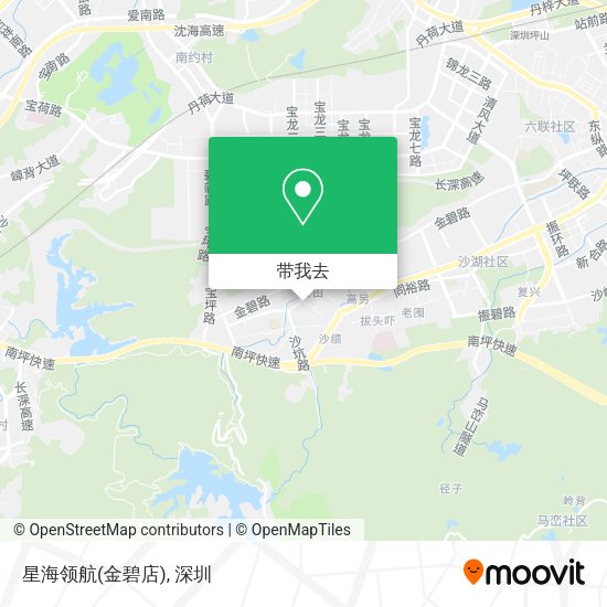 星海领航(金碧店)地图