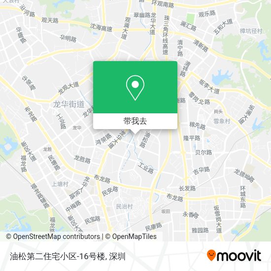 油松第二住宅小区-16号楼地图