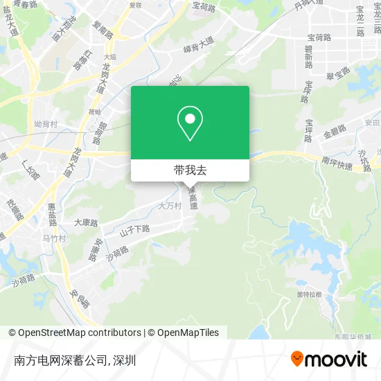 南方电网深蓄公司地图