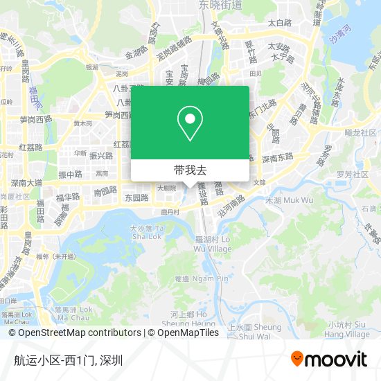 航运小区-西1门地图