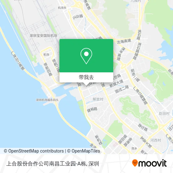 上合股份合作公司南昌工业园-A栋地图