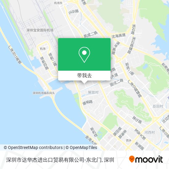 深圳市达华杰进出口贸易有限公司-东北门地图