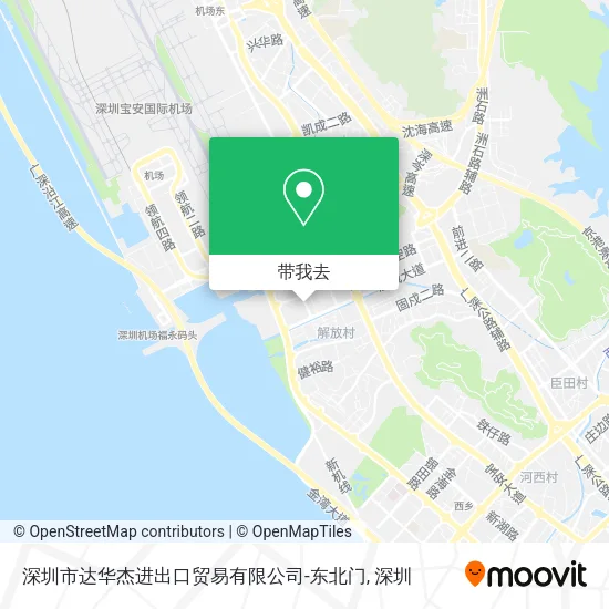 深圳市达华杰进出口贸易有限公司-东北门地图