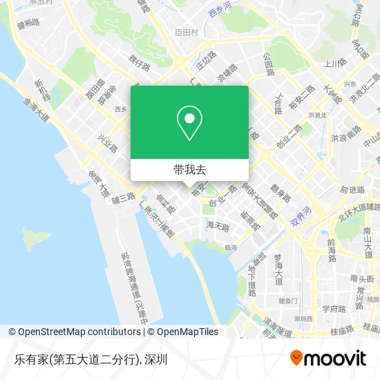 乐有家(第五大道二分行)地图