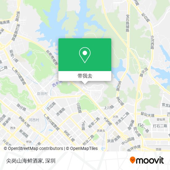 尖岗山海鲜酒家地图