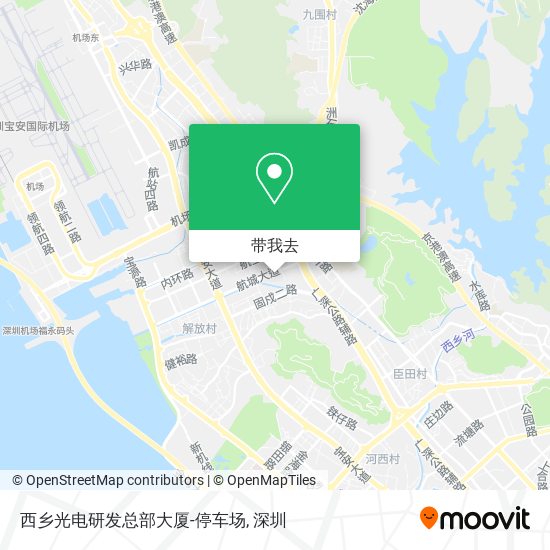 西乡光电研发总部大厦-停车场地图